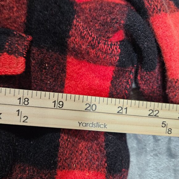 Vintage Woolrich Shirt Mens 17 Medium Wool Red Buffalo Plaid Shacket 50s READ - Picture 3 of 16